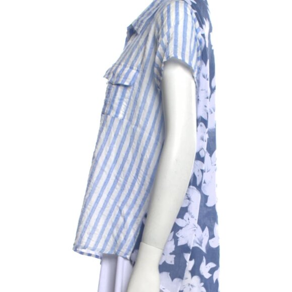 Acne Studios Mixed Print Button Down - Picture 2 of 7